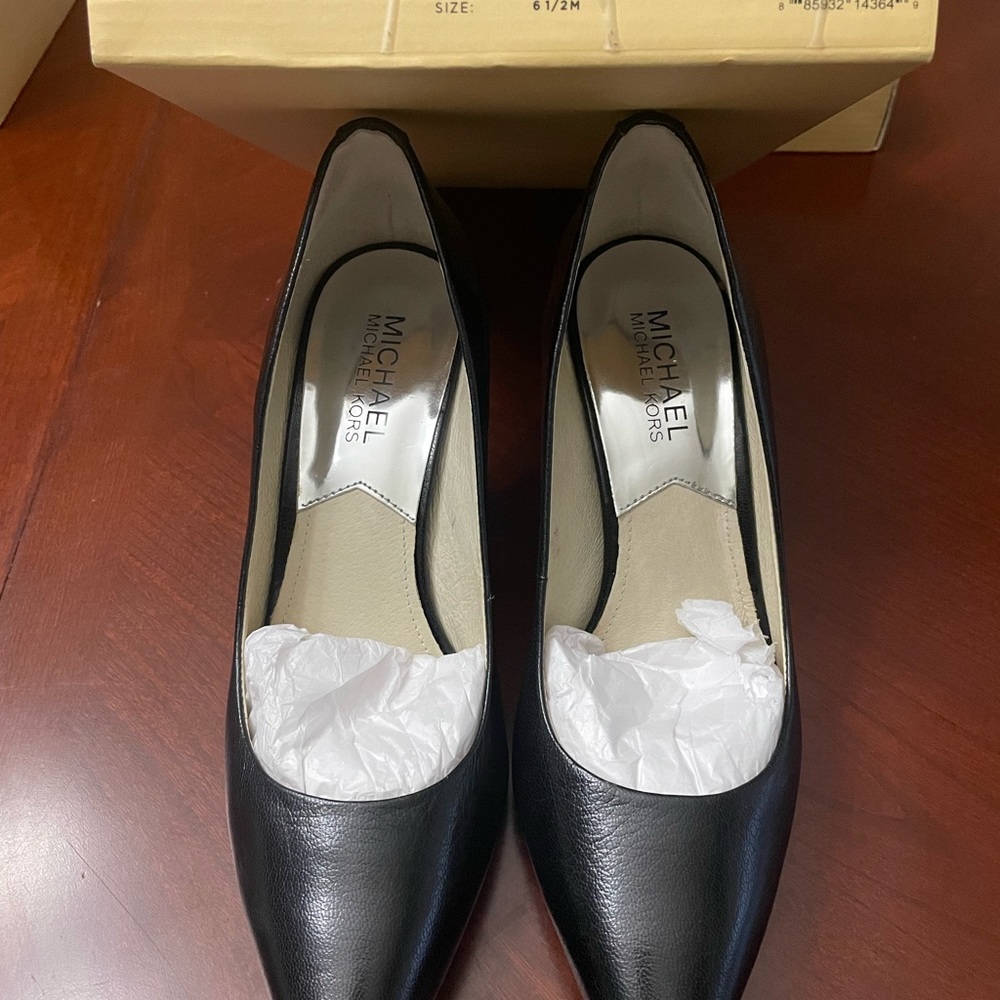 Michael Kors Glazed Leather Pumps